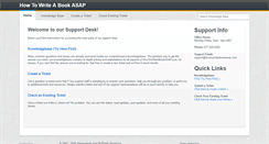 Desktop Screenshot of howtowriteabookasap.rhinosupport.com