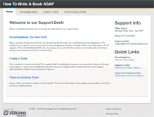 Tablet Screenshot of howtowriteabookasap.rhinosupport.com