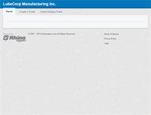 Tablet Screenshot of lubecorp.rhinosupport.com